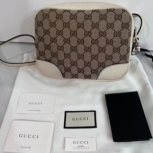 Like new Gucci Bree Disco Crossbody Canvas Purse